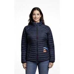 COLUMBIA WHITE OUT FS Women’s Omni Heat Puffer Jacket Black Plus Size 1X NEW